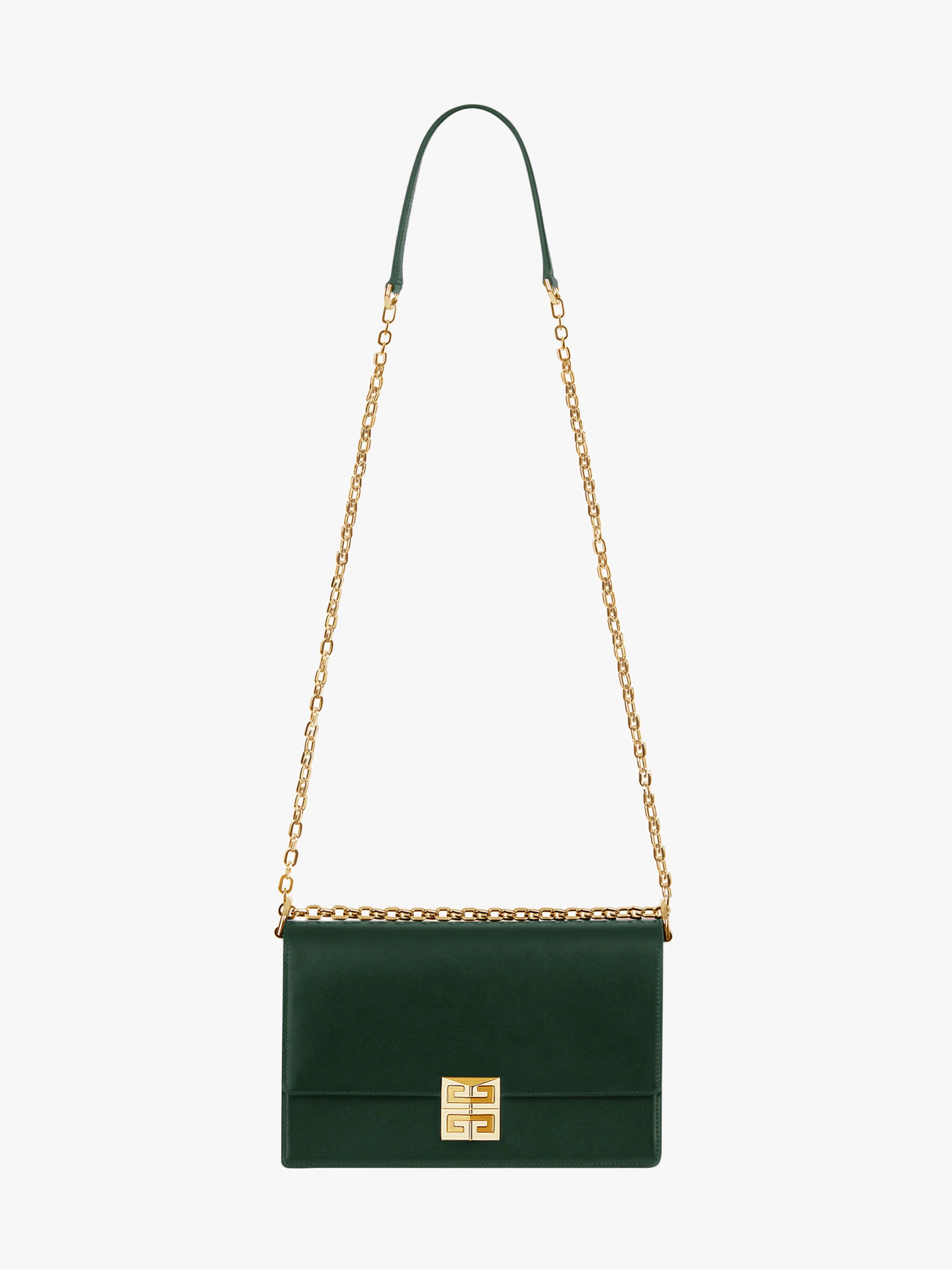 MEDIUM 4G BAG IN BOX LEATHER WITH CHAIN - 2