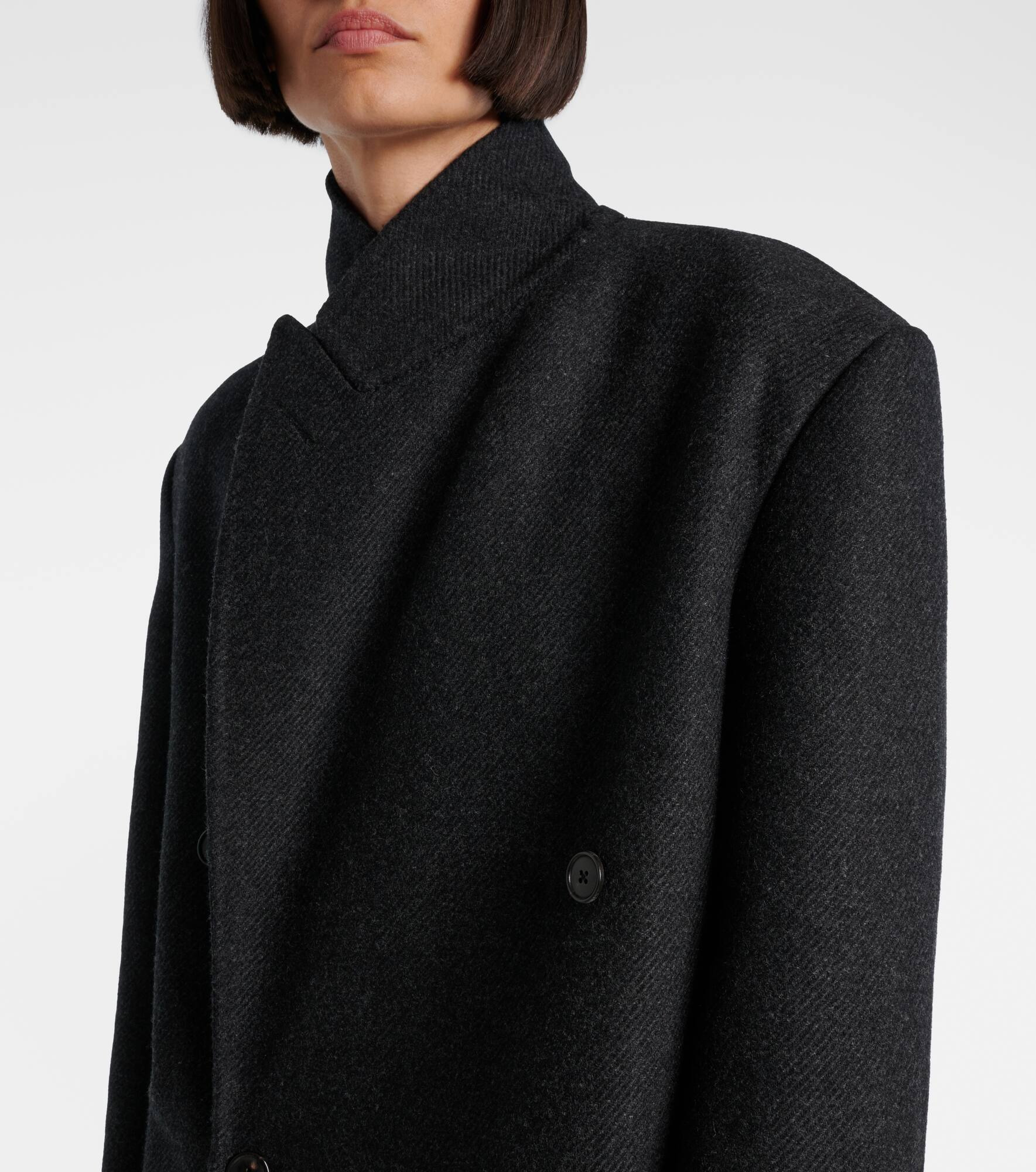 Hariet wool and cashmere coat - 6