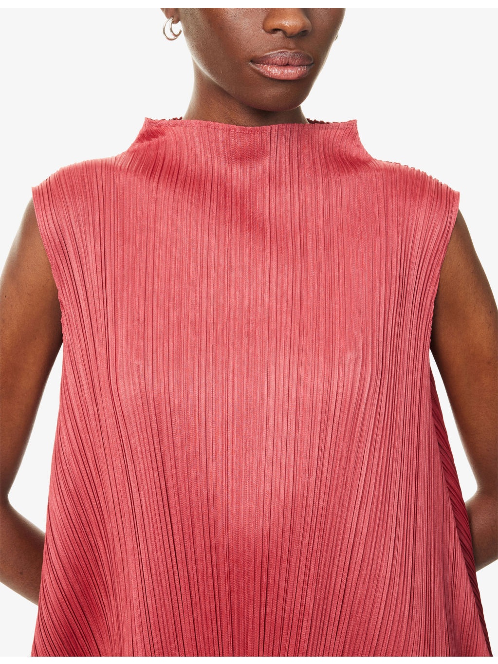Lamp Shade Sleeveless Knitted Top - 6