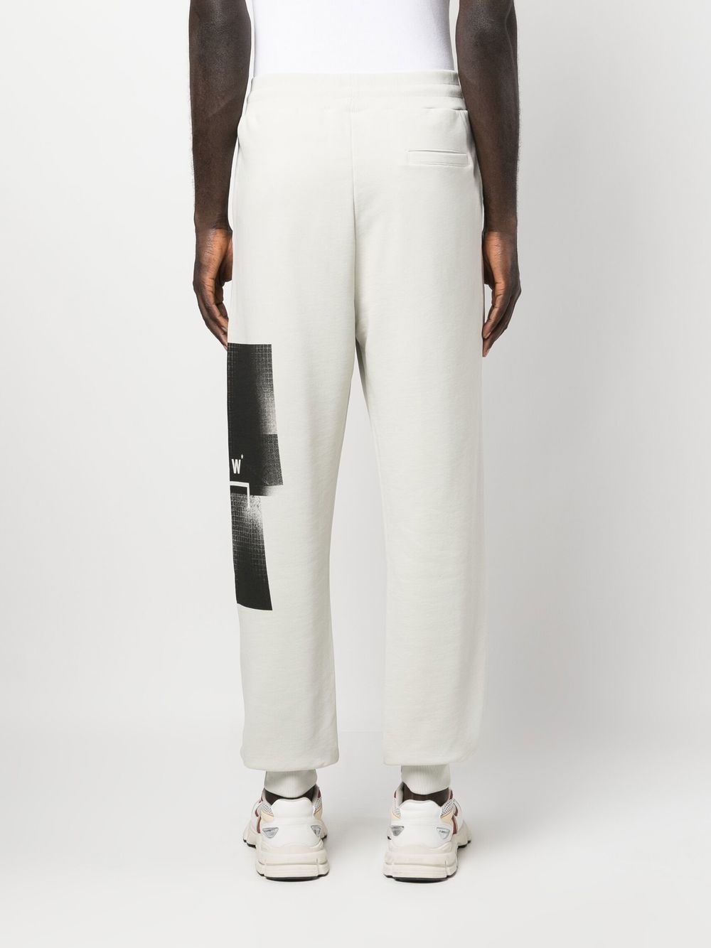 Brutalist logo-print track pants - 4