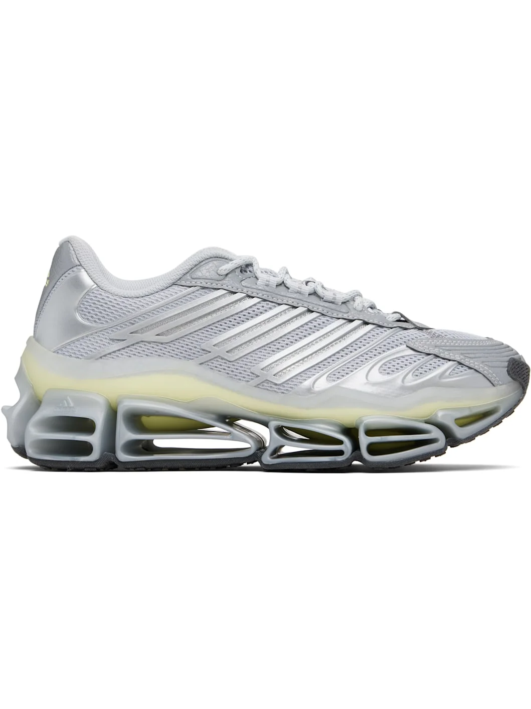 Silver Mega X Sneakers - 1