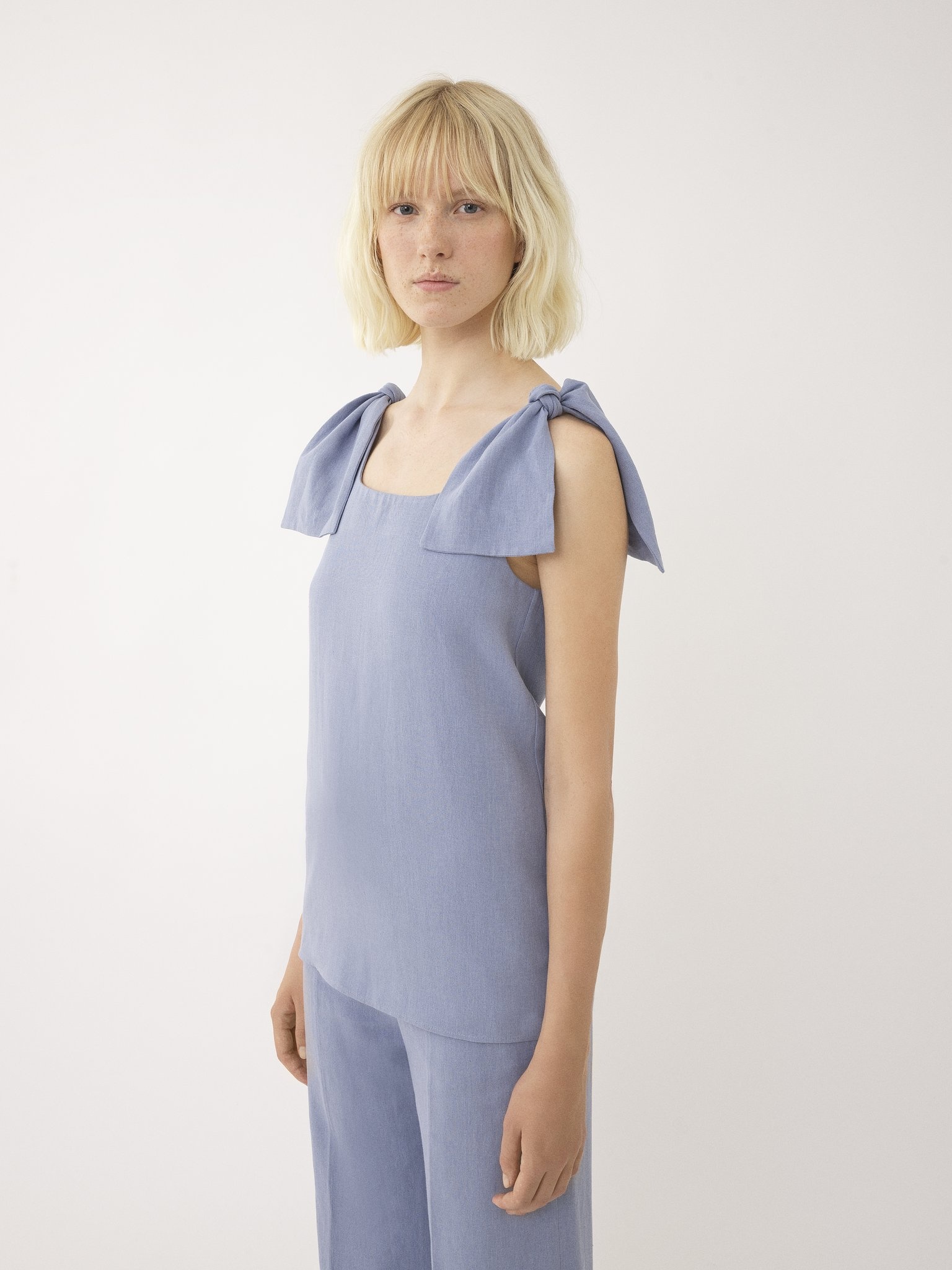 BOW-STRAP TANK TOP - 4