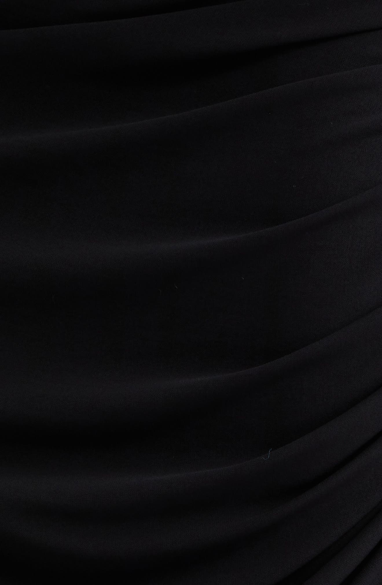 Logo Waist Ruched Jersey Skirt - 7