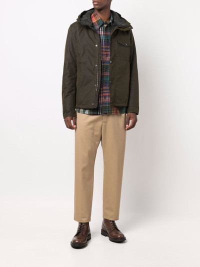 Barbour hooded button-down jacket outlook