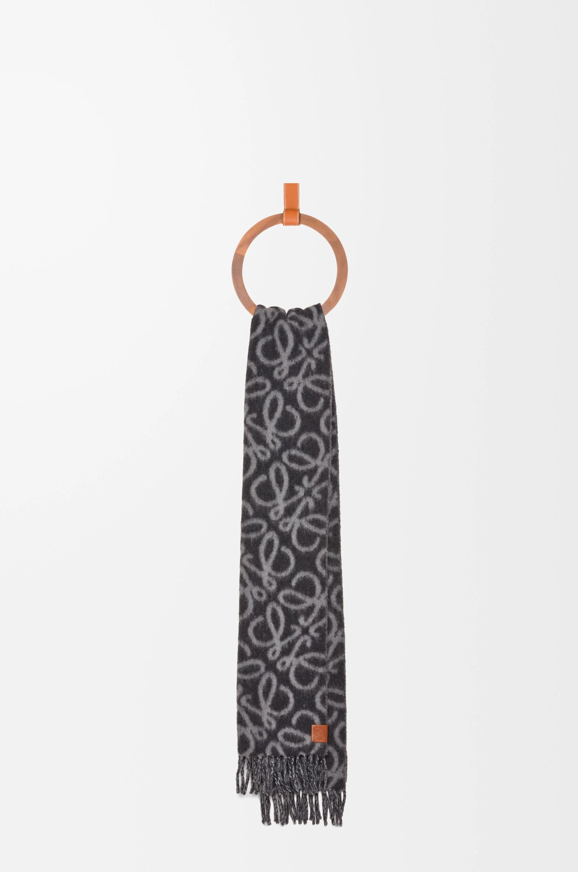 Anagram scarf in alpaca and wool - 1