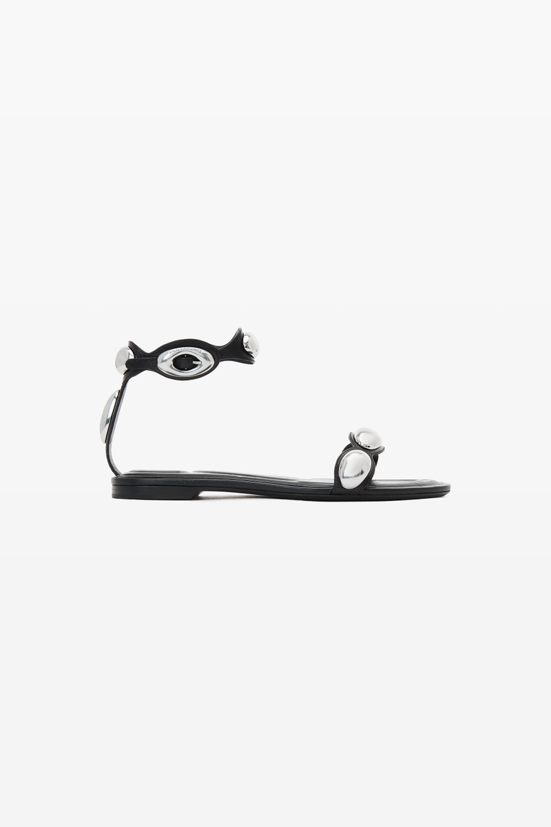 dome goatskin leather sandal 1