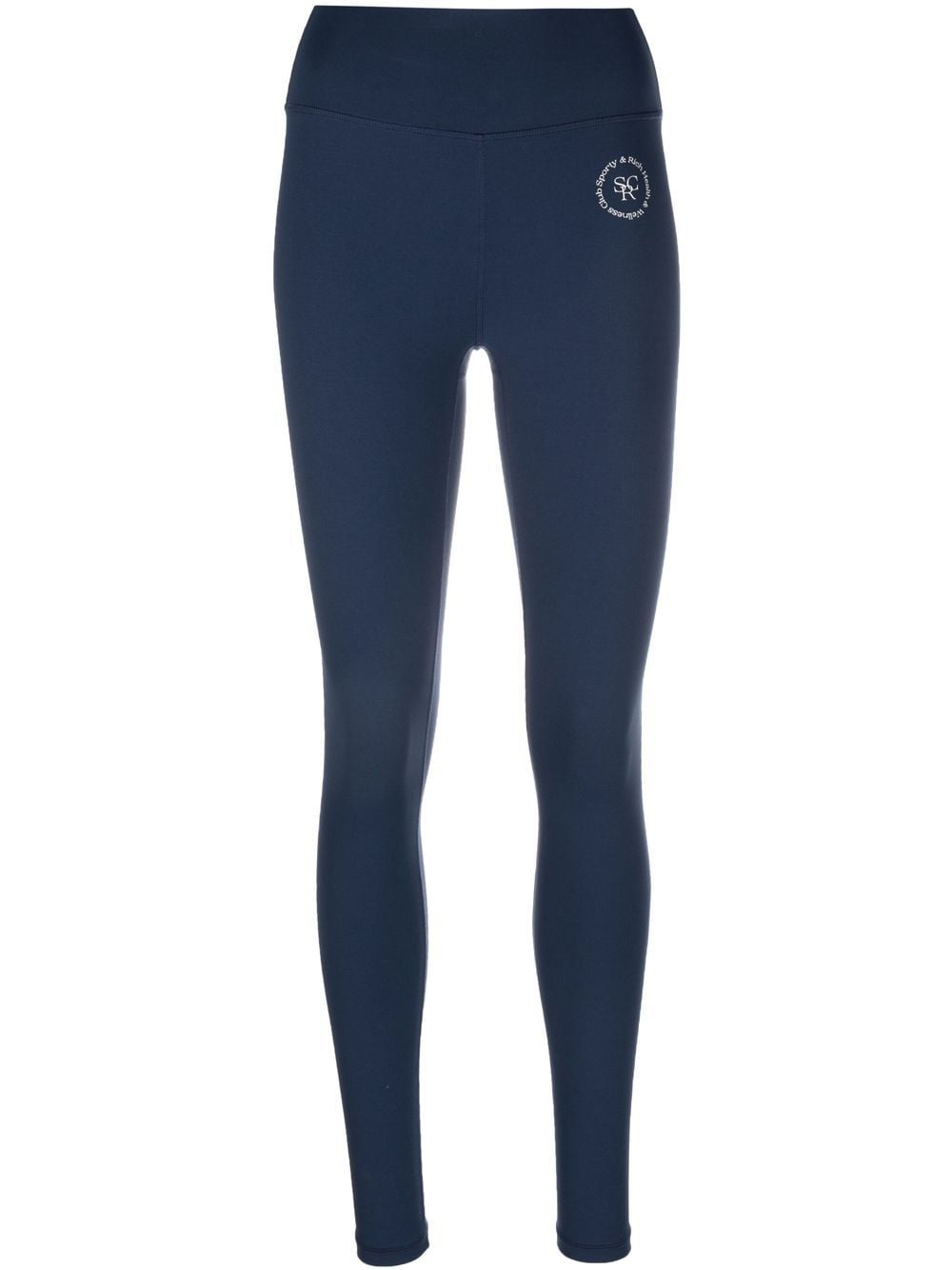 logo-print detail leggings - 1
