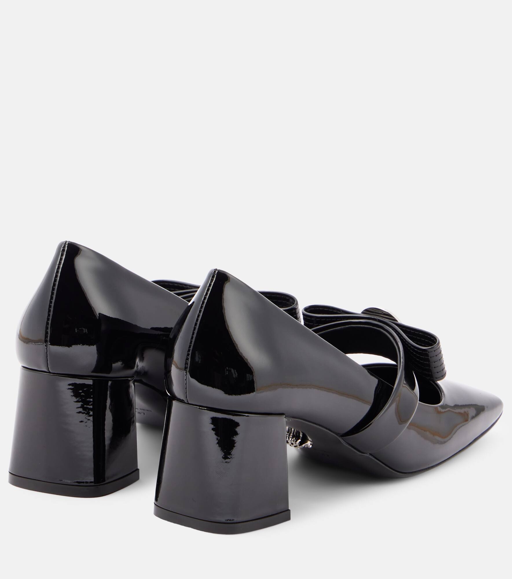 Gianni Ribbon 55 leather pumps - 3