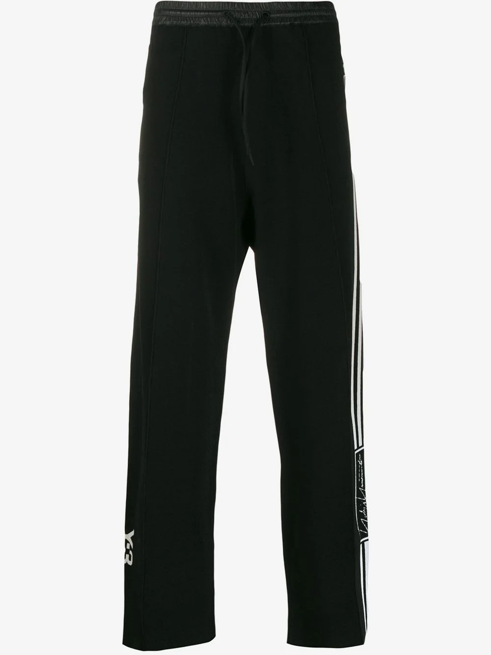 straight leg track trousers - 1