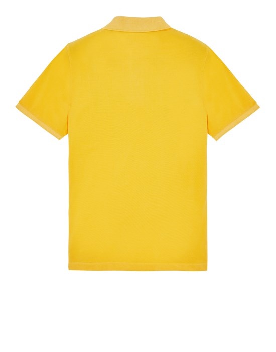 22S67 COTTON PIQUÉ_GARMENT DYED + PIGMENT DYE YELLOW - 2