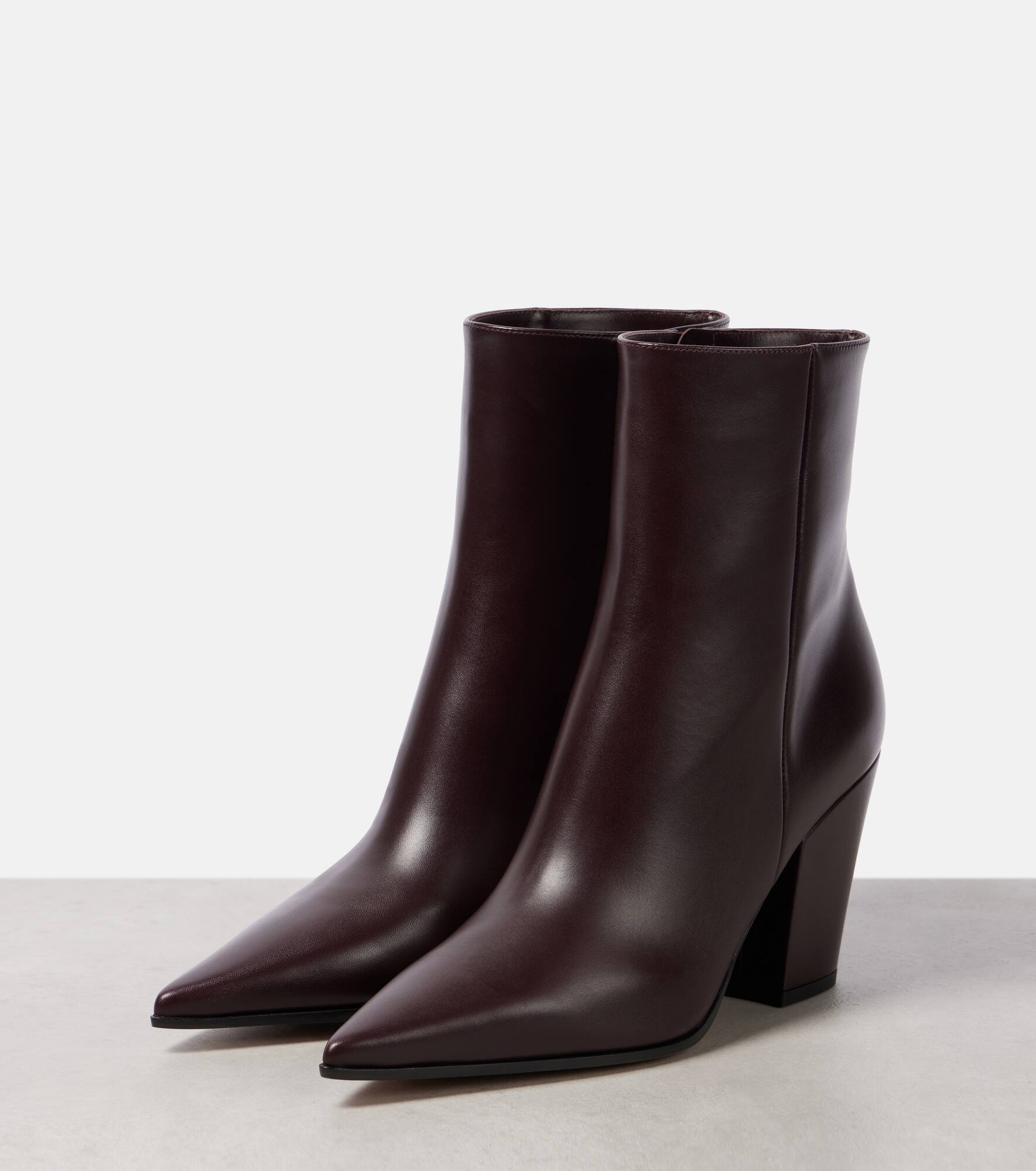 Keinna leather ankle boots - 4
