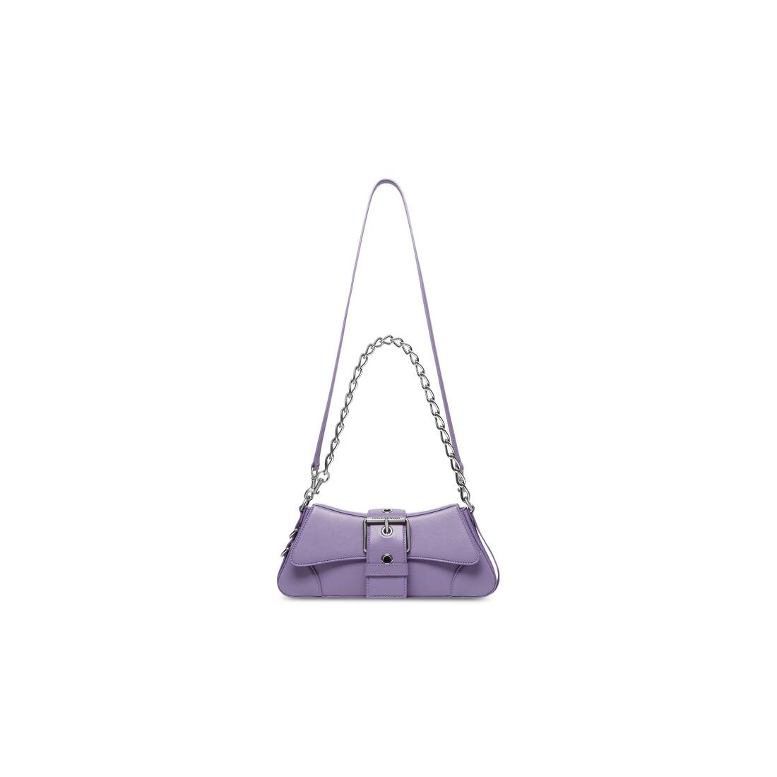 Women's Lindsay Small Shoulder Bag With Strap  in Lilac - 6