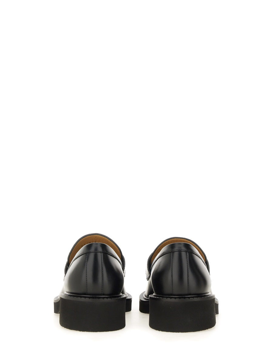 Valentino Garavani Women 40Mm Calfskin "Vlogo Locker" Loafer - 4