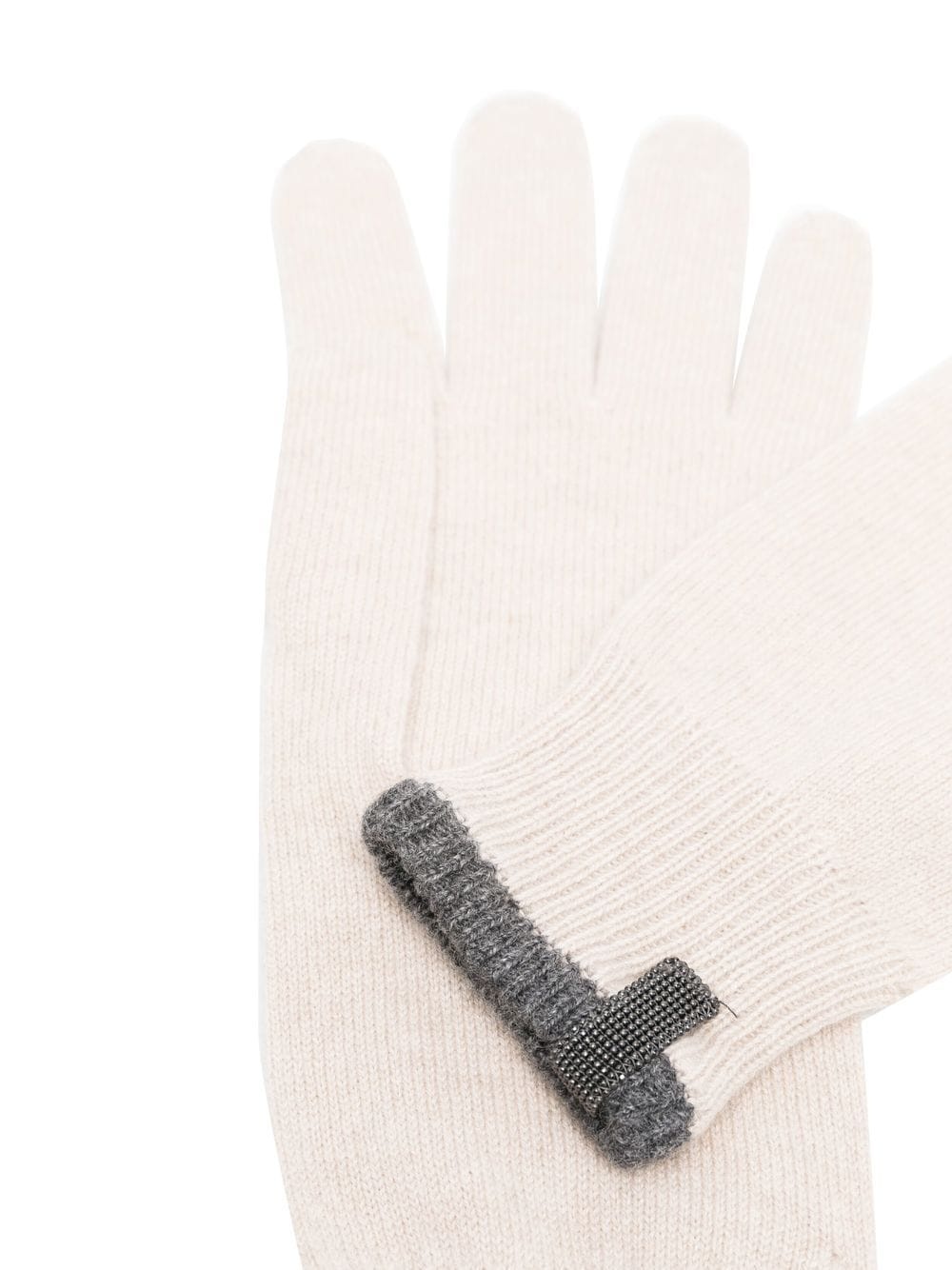 fine-knit cashmere gloves - 2