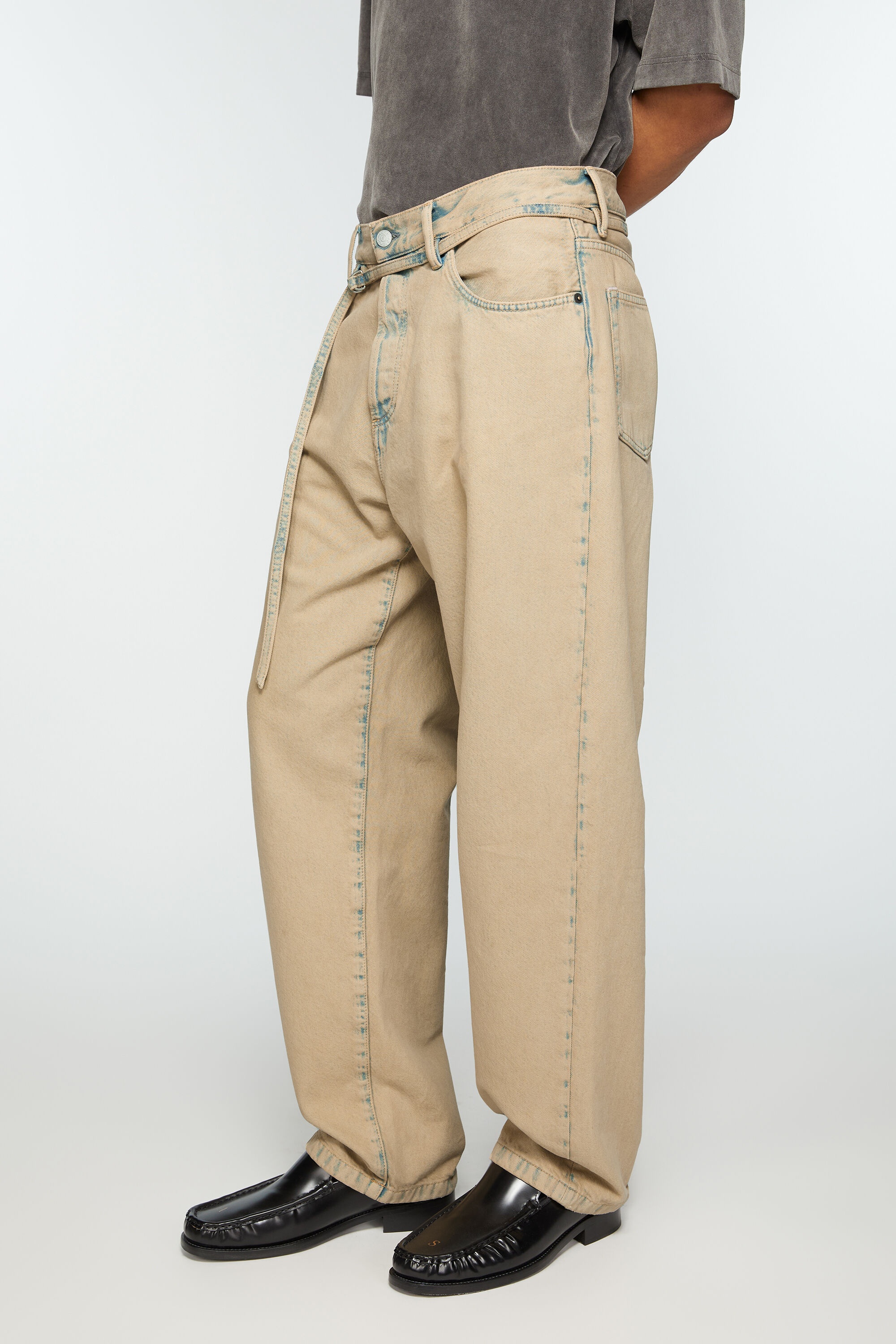Loose fit jeans - 1991 Toj - Light Sand - 3