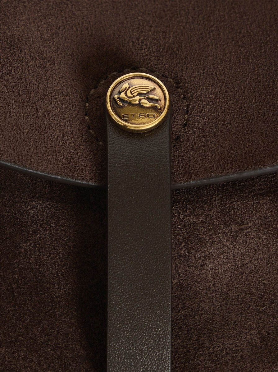MEDIUM SUEDE PONY BAG - 6