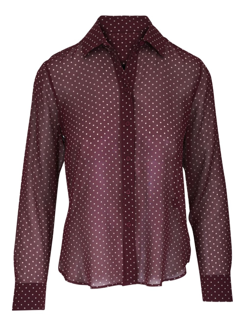 Gaia polka-dot button-down shirt - 1