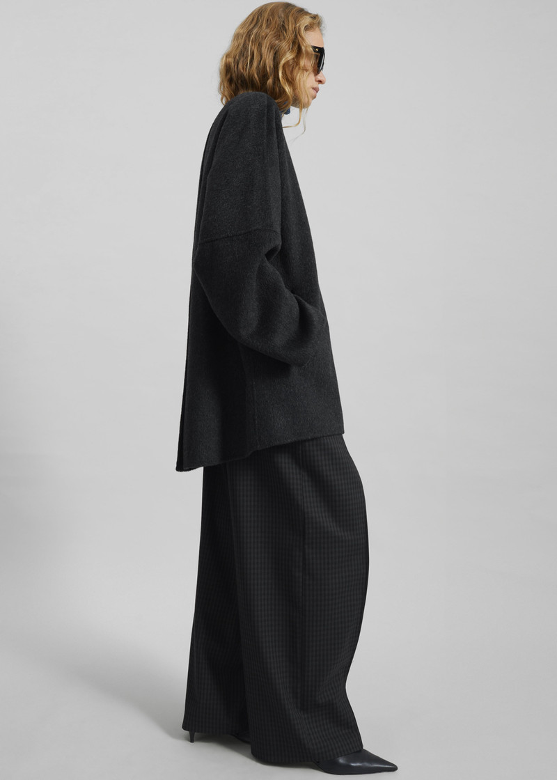 Altdorf Wool Coat - Charcoal 5