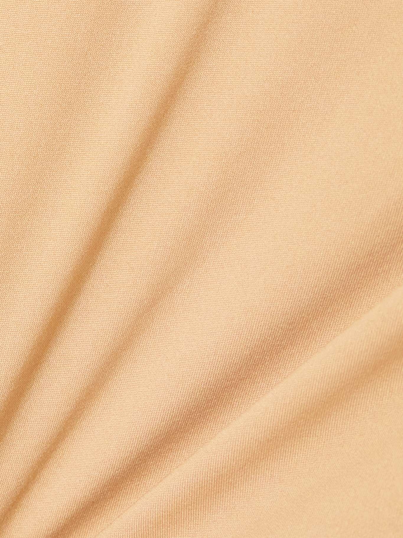 + RHW paneled stretch-jersey turtleneck bodysuit Sand - 4