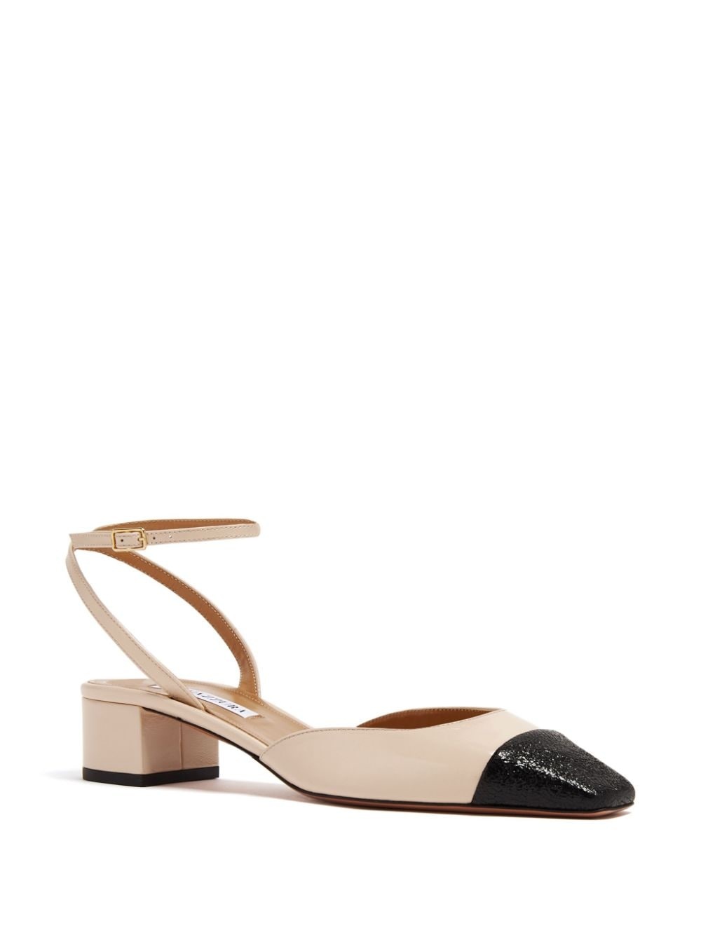 two-tone leather pumps - 2