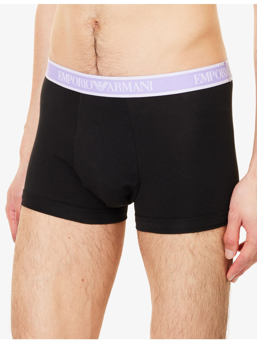 Branded Mid-Rise Pack Of Three Stretch-Cotton Trunks - 4