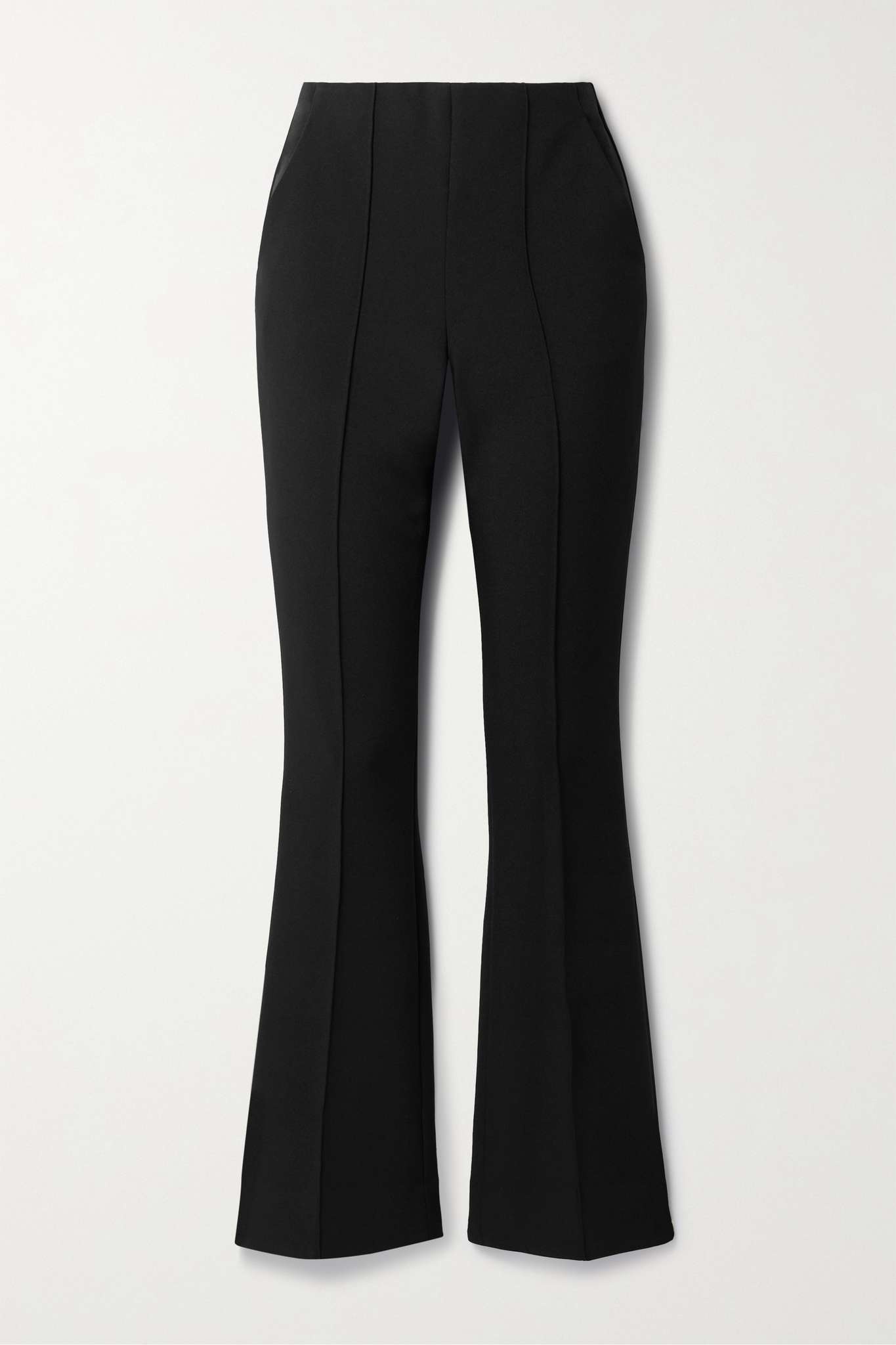 Orion stretch-crepe flared pants - 1
