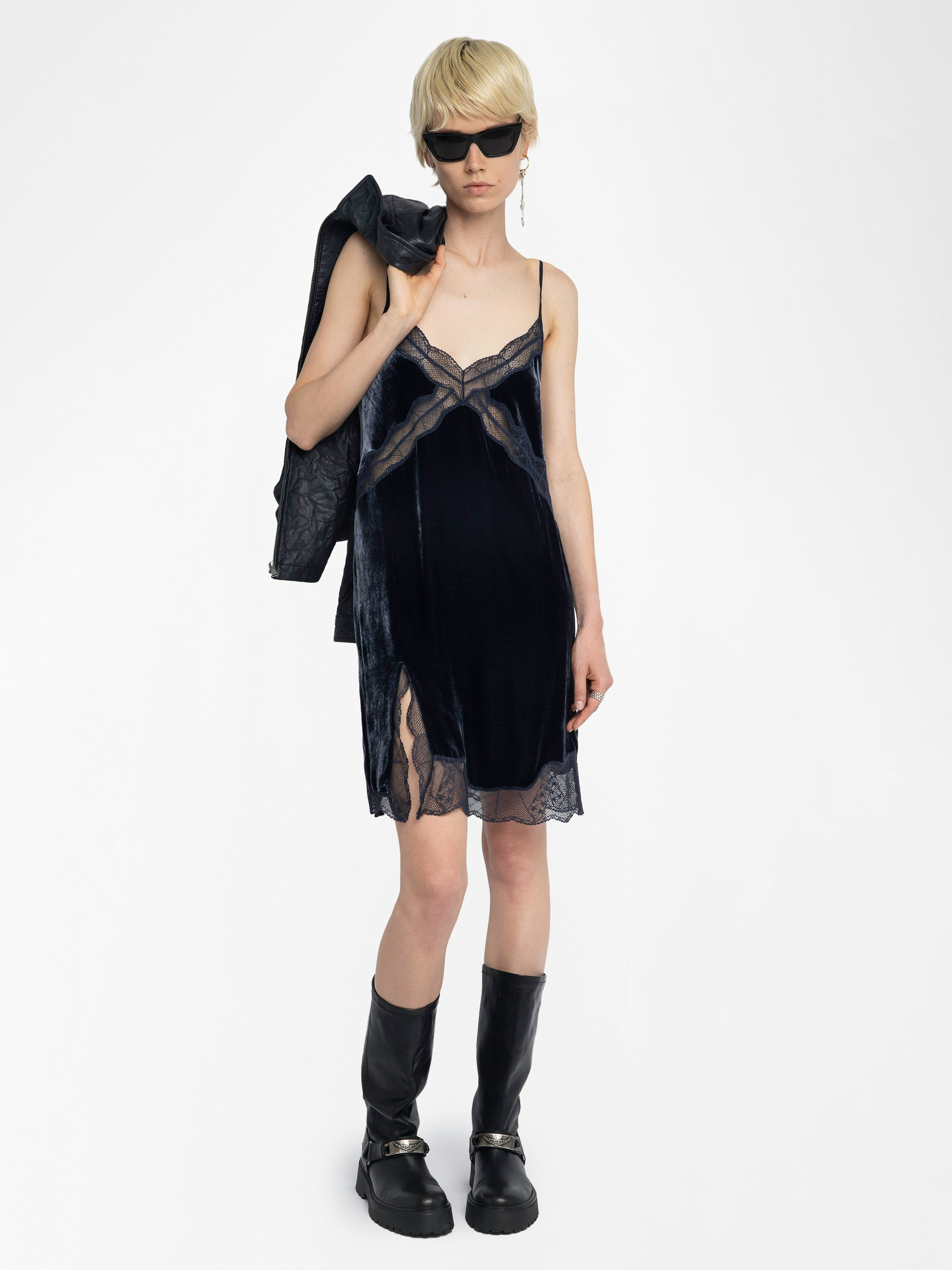Rishi Velvet Dress - 5