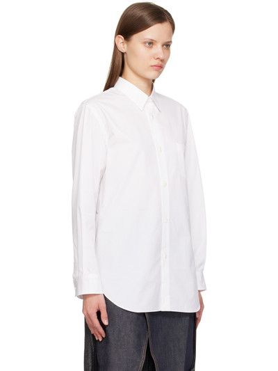 Junya Watanabe White Spread Collar Shirt outlook
