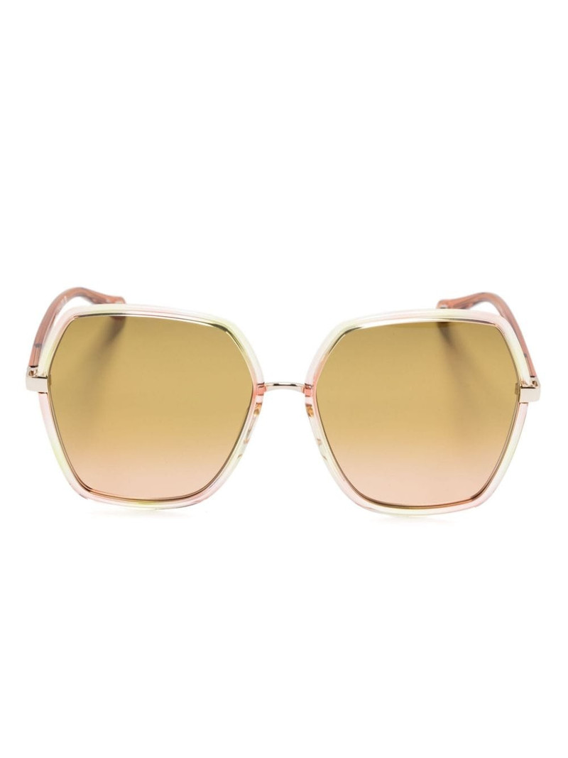 oversize-frame sunglasses 1