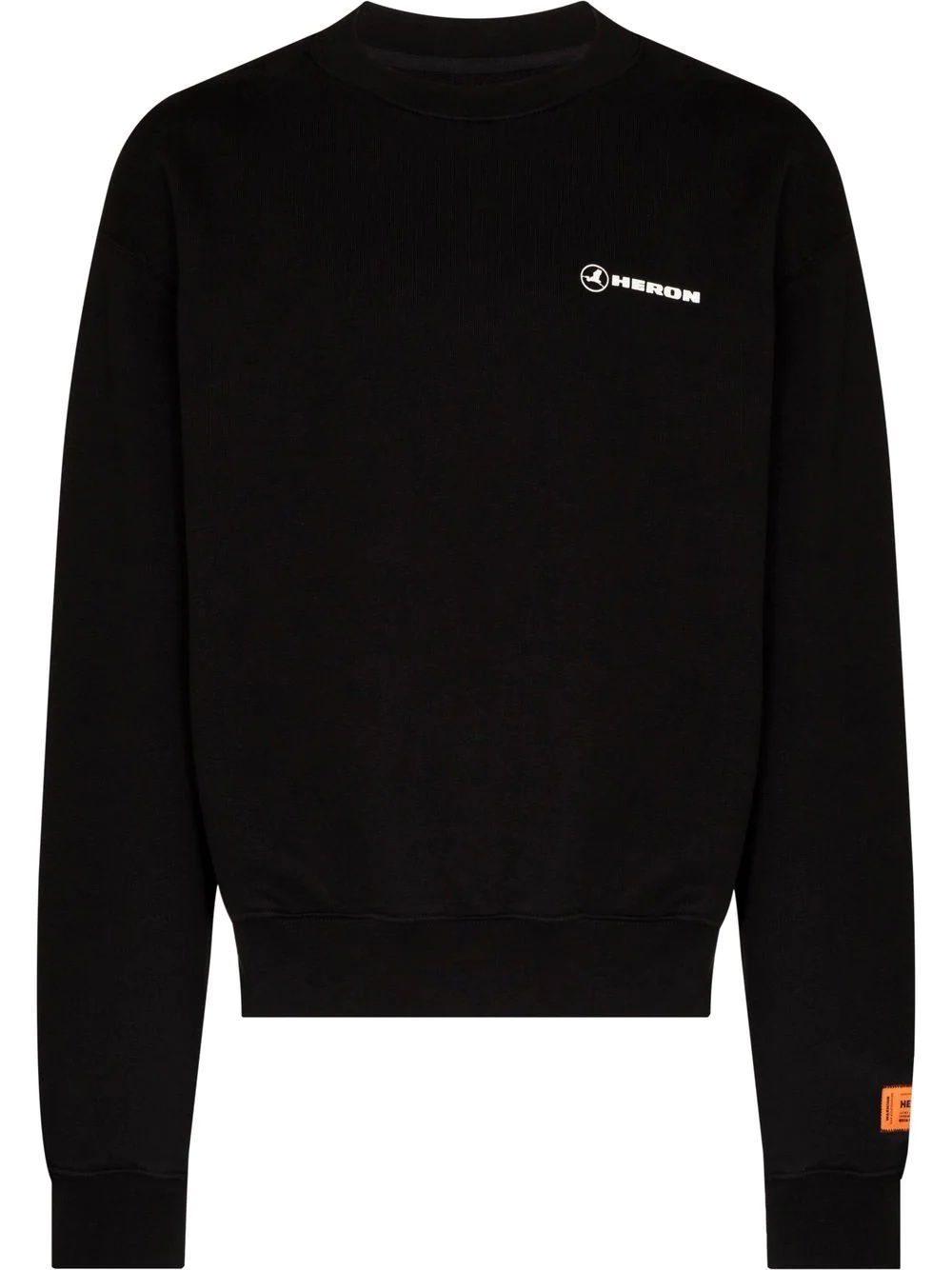 logo-tape sweatshirt - 1