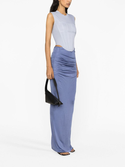Dion Lee ribbed corset top outlook