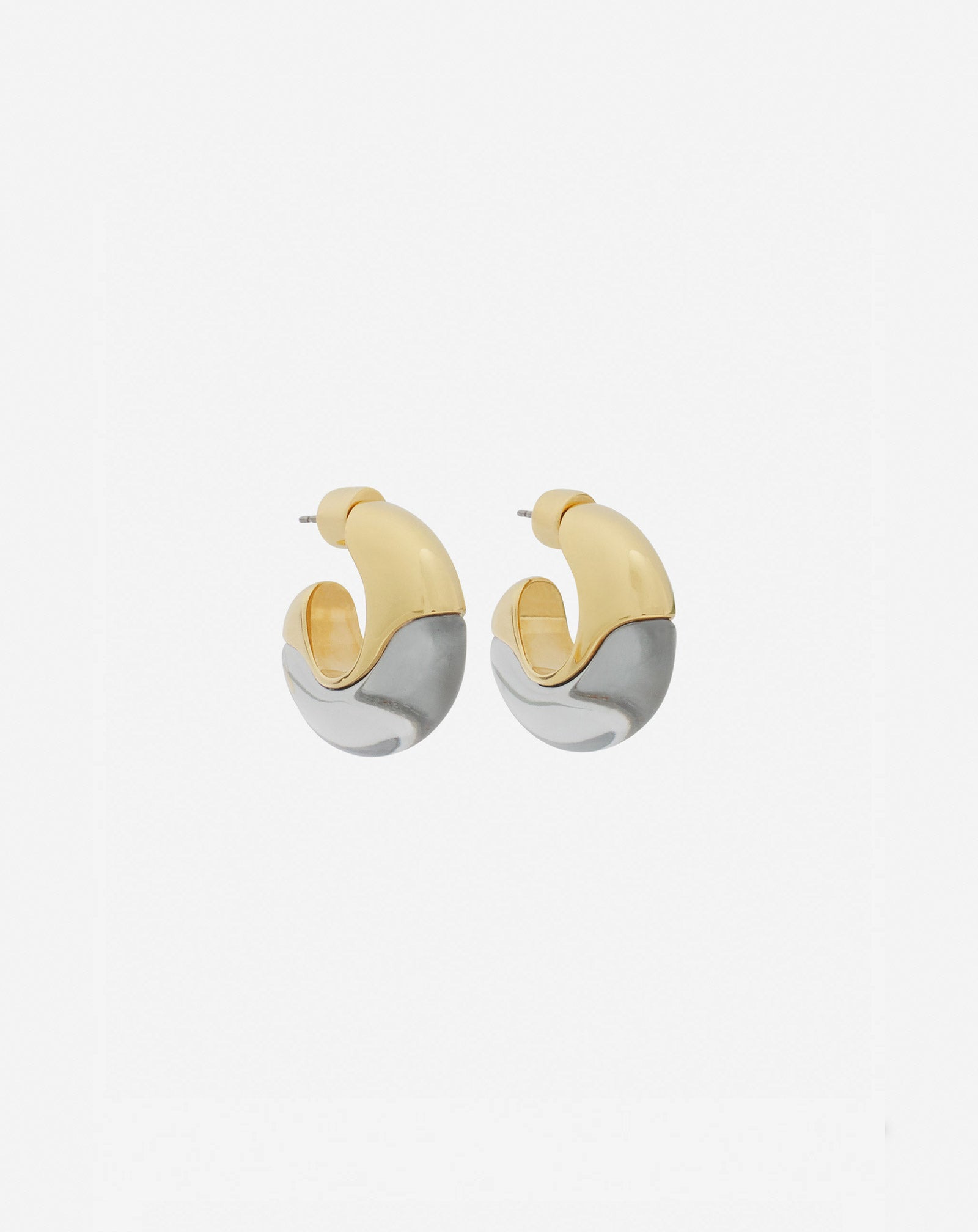 FARGO LARGE HOOP EARRINGS - 3