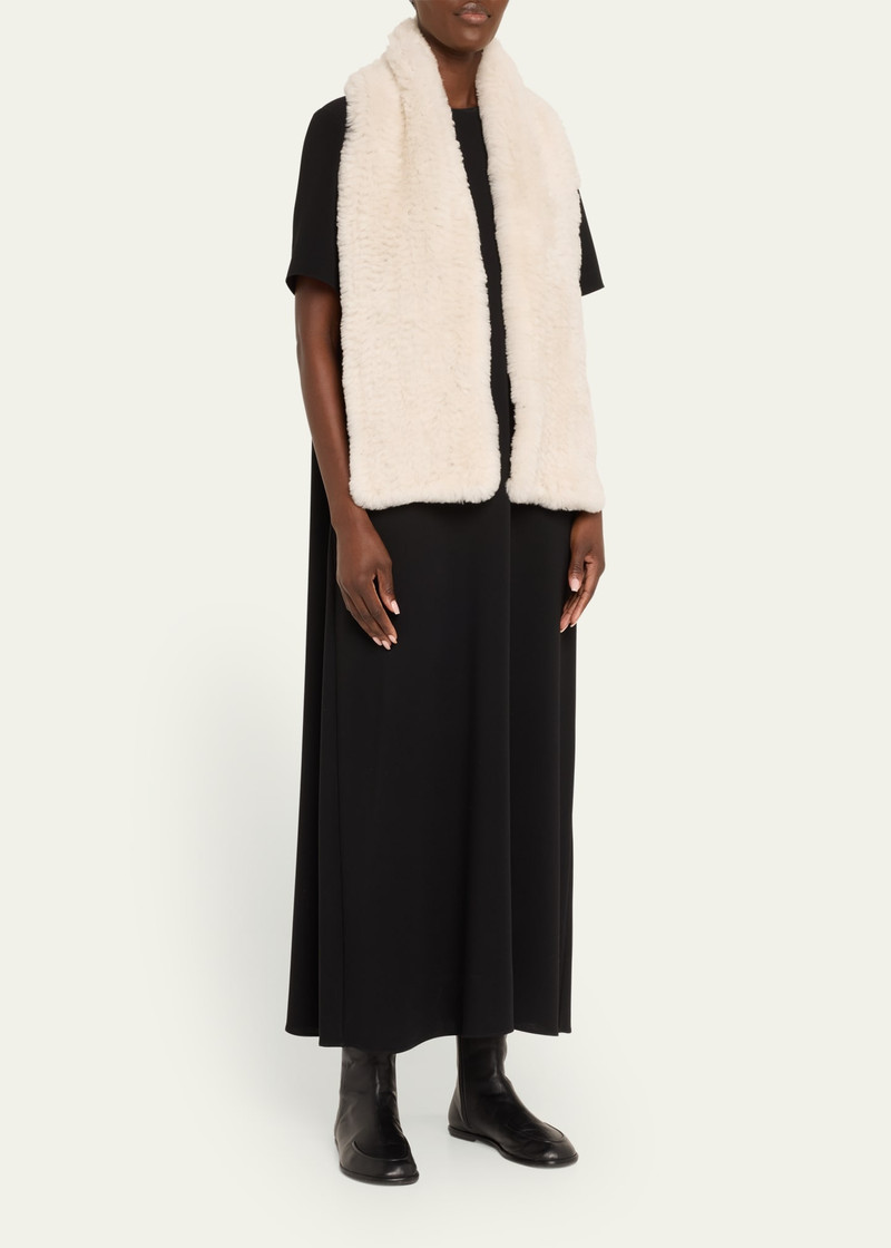 Yves Salomon Sheep Shearling Scarf outlook