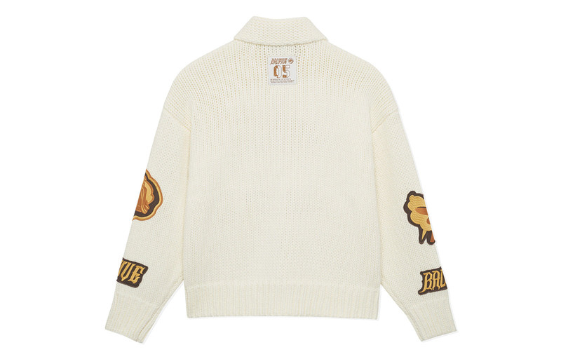 Li-Ning Li-Ning BadFive Graphic Knit Hooded Jacket 'Beige' AMBS151-1 outlook