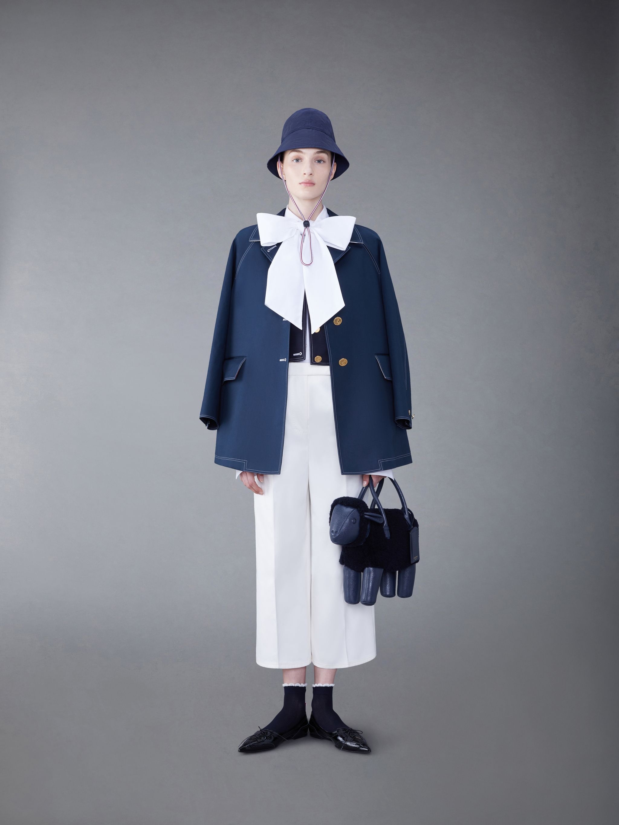 Fresco Box Pleat Cardigan Jacket - 4