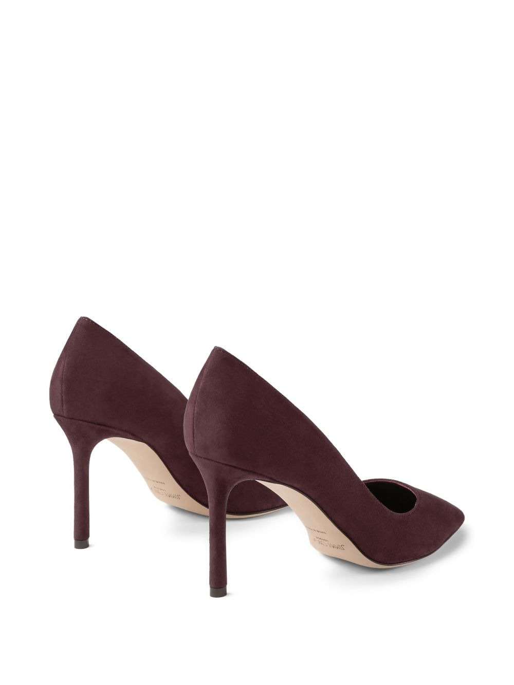 85mm Romy pointed-toe suede pumps - 4