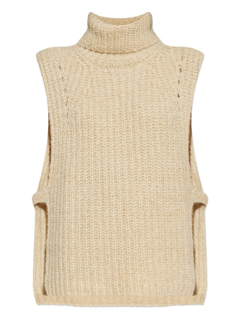 turtleneck ribbed vest 1