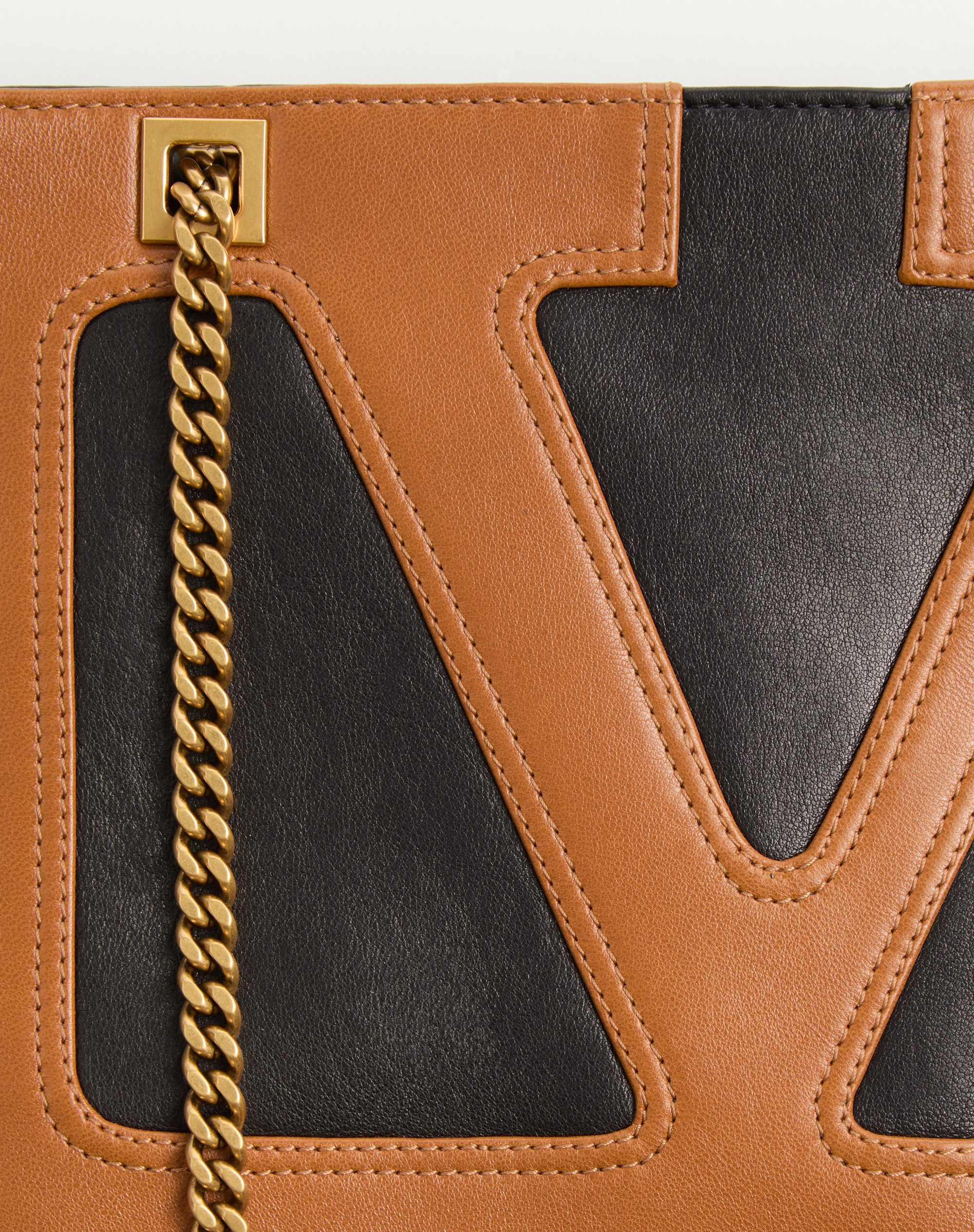 VALENTINO GARAVANI VIVA SUPERSTAR SMALL NAPPA LEATHER SHOPPING BAG - 6