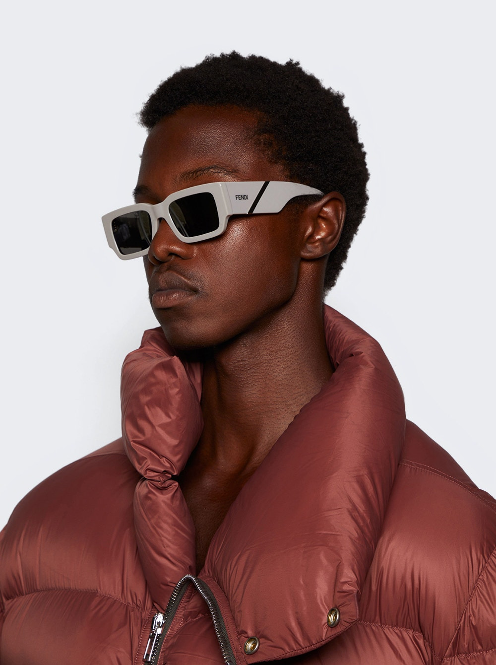 Diagonal Sunglasses Grey And Smoke Mirror - 3