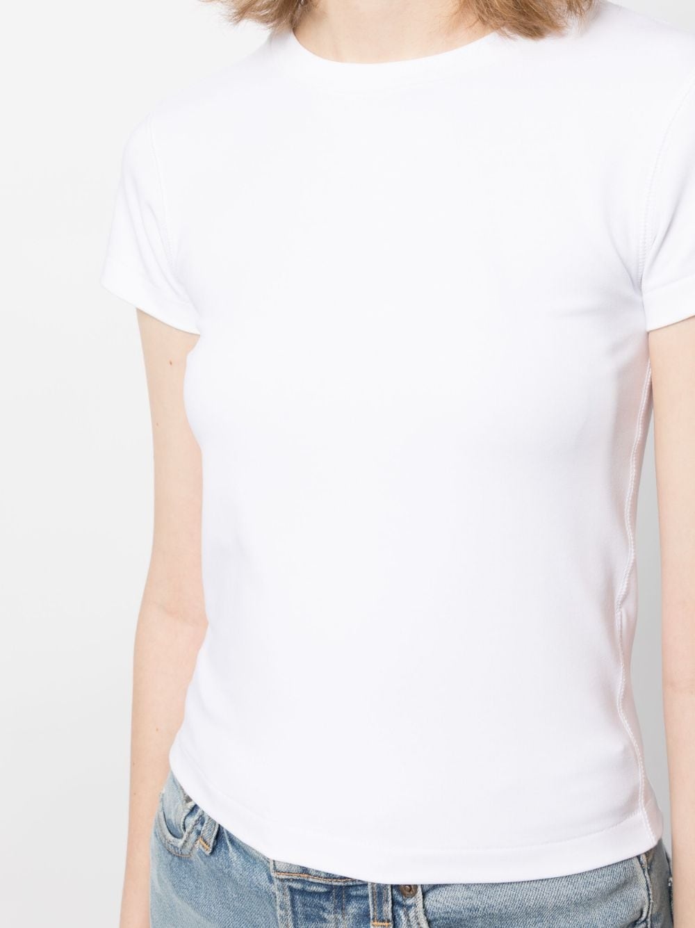 crew-neck stretch-cotton T-shirt - 5