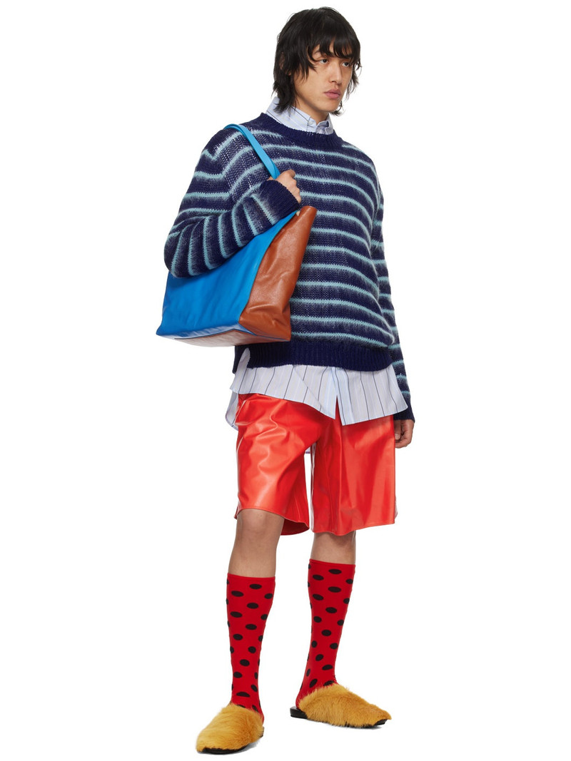 Marni Blue Striped Crewneck outlook
