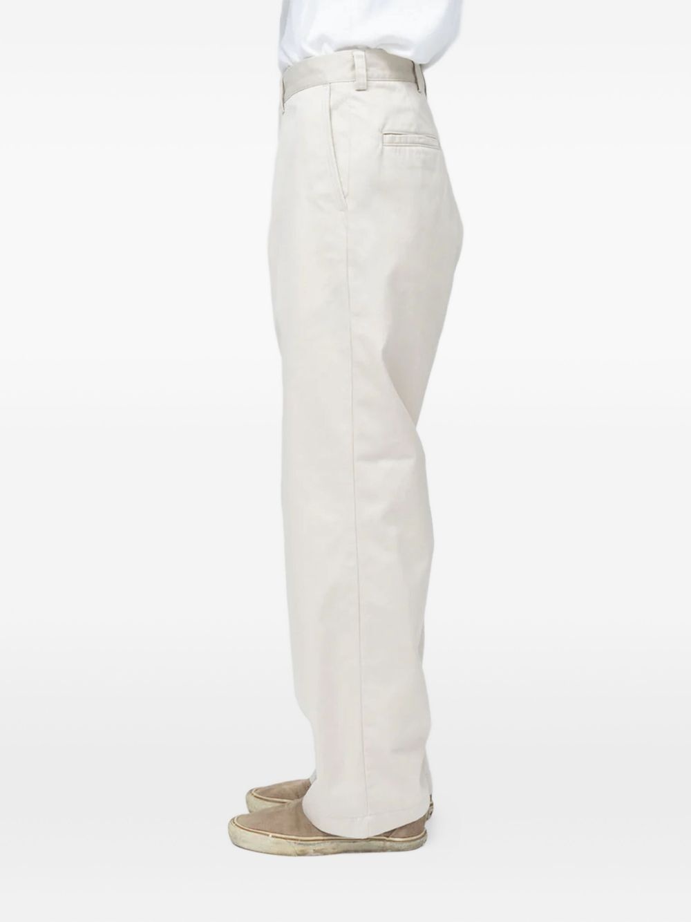 straight-leg chino trousers - 3