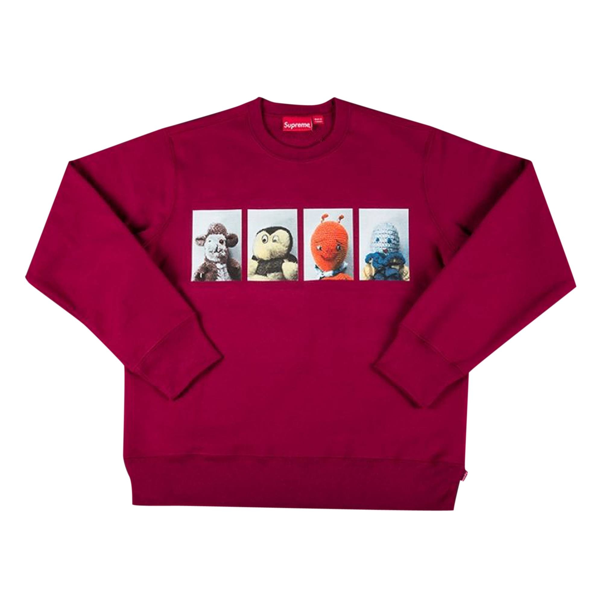 Supreme x Mike Kelley Ahh...Youth! Crewneck Sweatshirt 'Dark Magenta' - 1