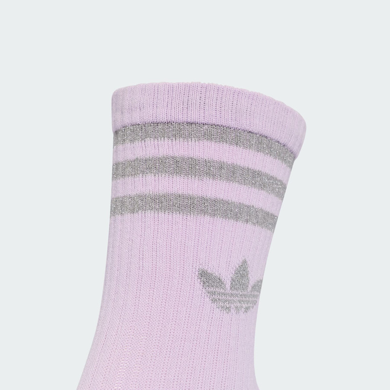 3 STRIPES GLITTER CREW SOCKS 3 PAIRS 3