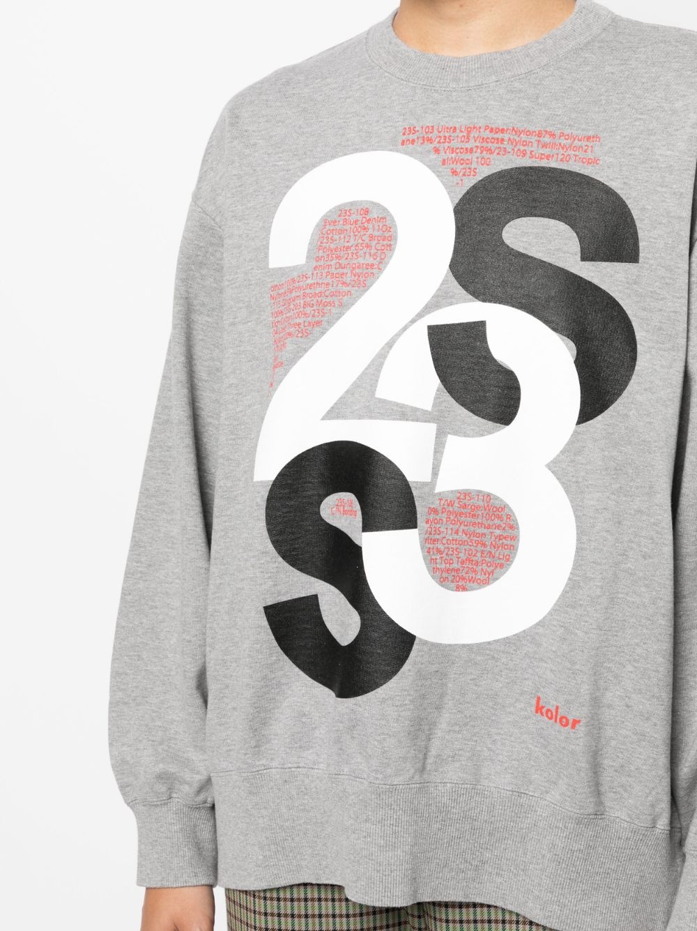 logo-print cotton sweatshirt - 5