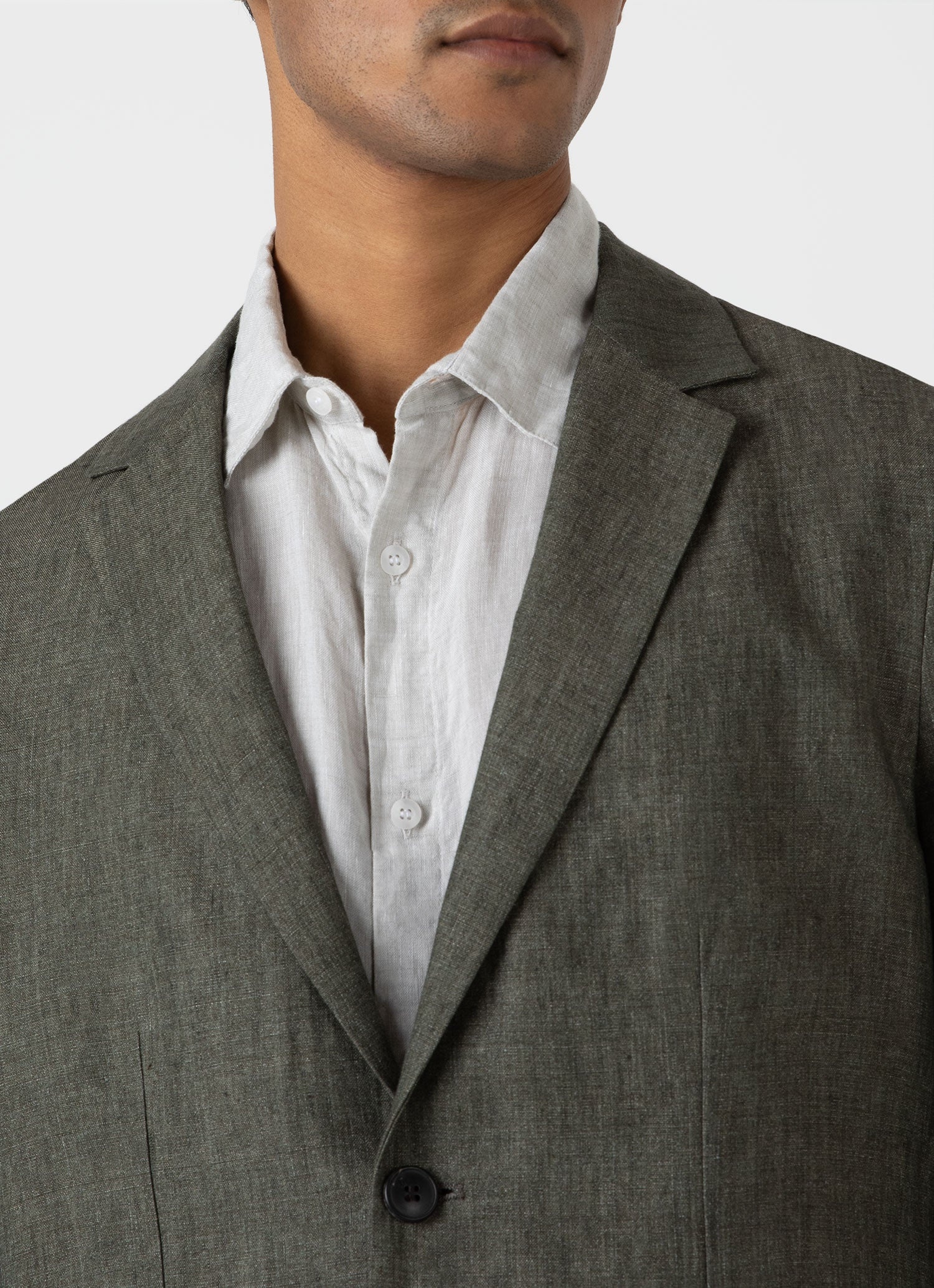 Linen Unstructured Blazer - 6