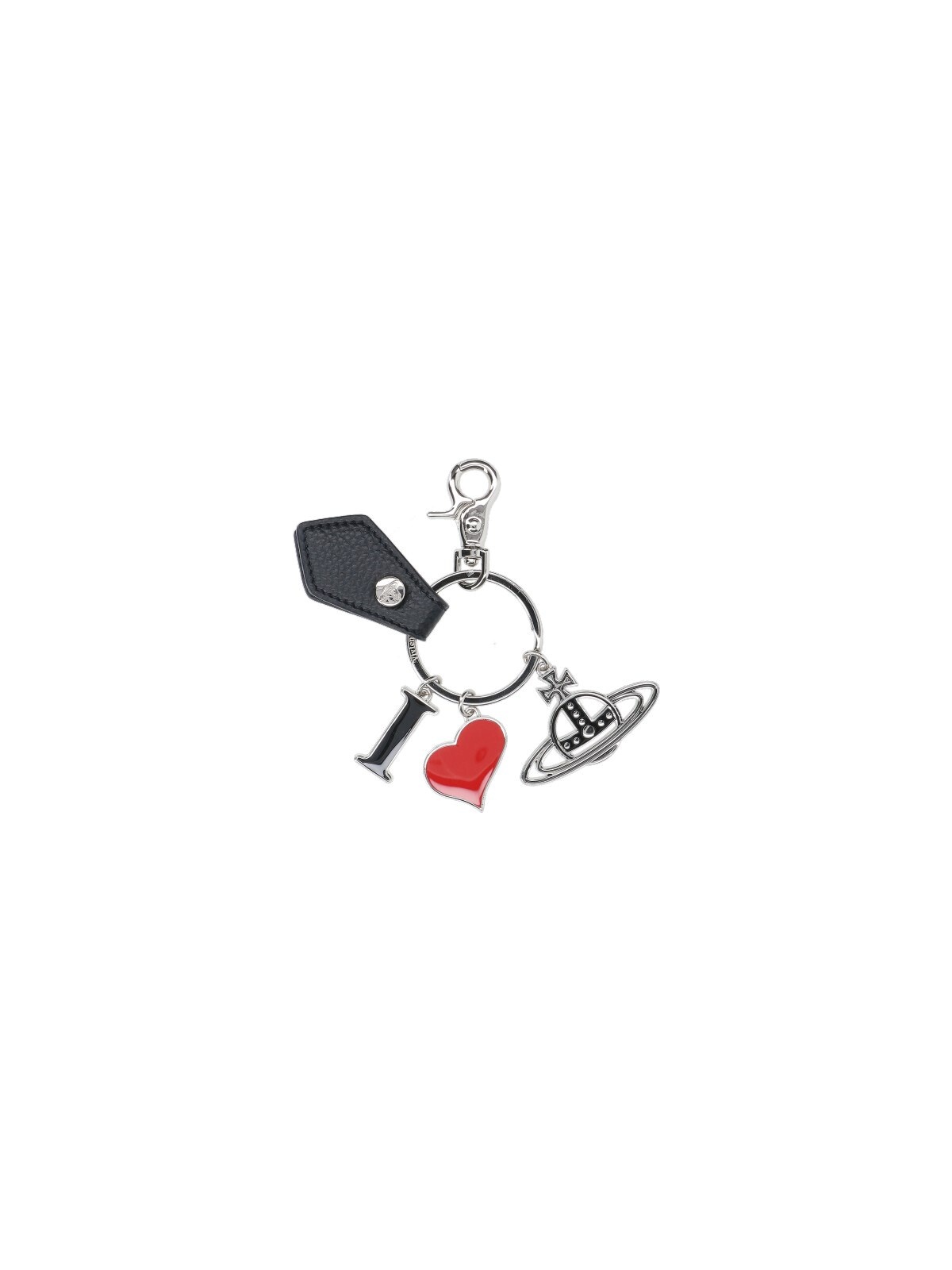 ★Vivienne Westwood★ I Love ORB Logo 82030082 S000D N403 Sa Vivienne Westwood I Love Orb bag charm for Women - Black in
