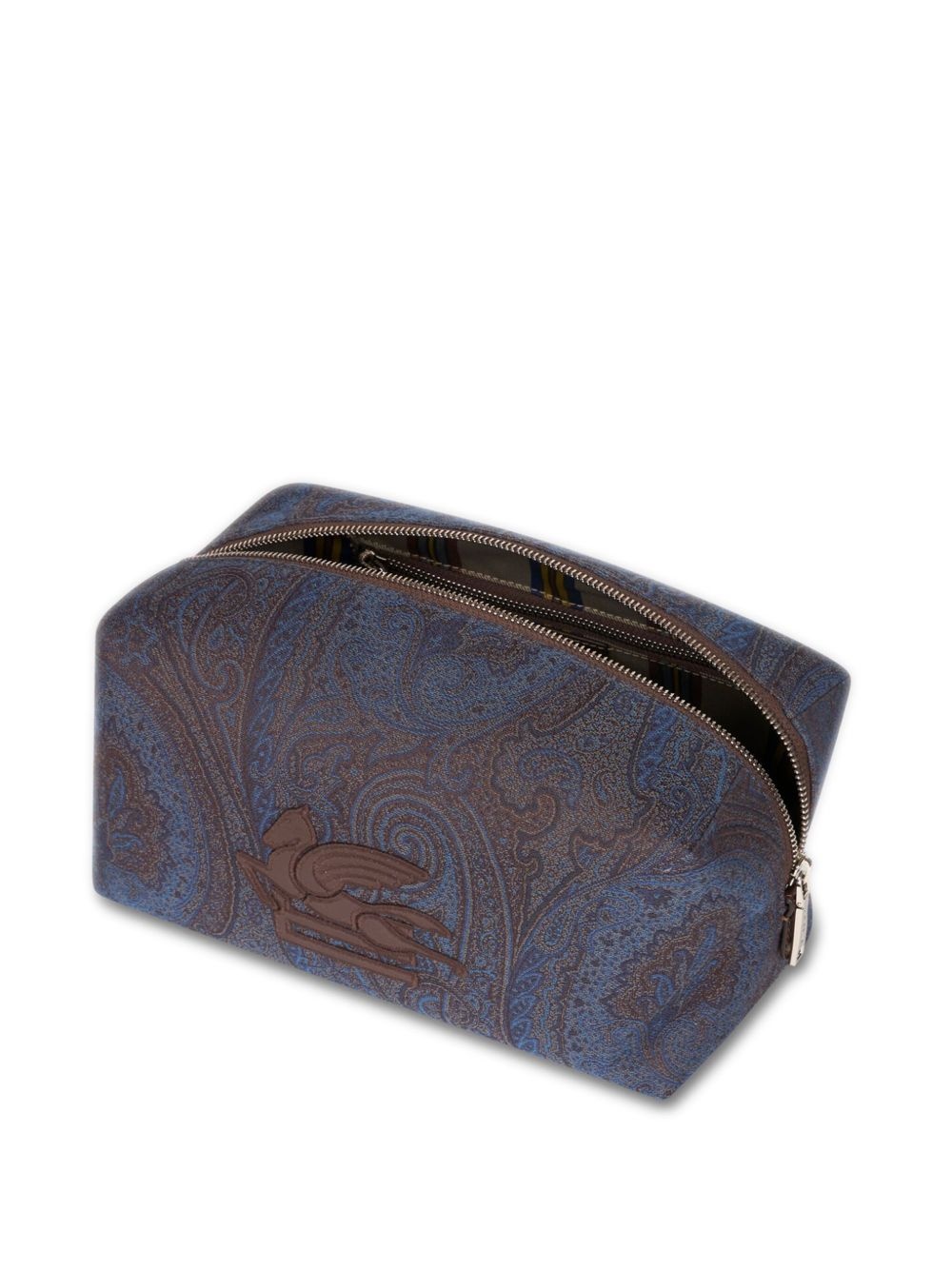 medium paisley-print Pegaso-motif wash bag - 5