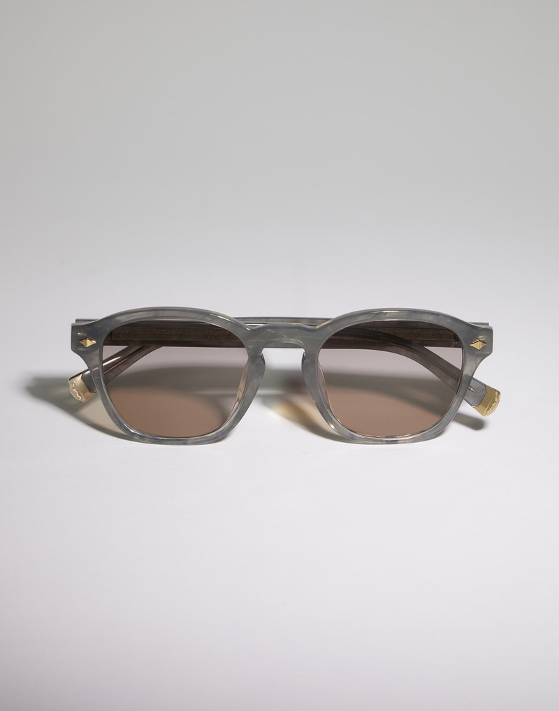 Intarsia Rays acetate sunglasses 1