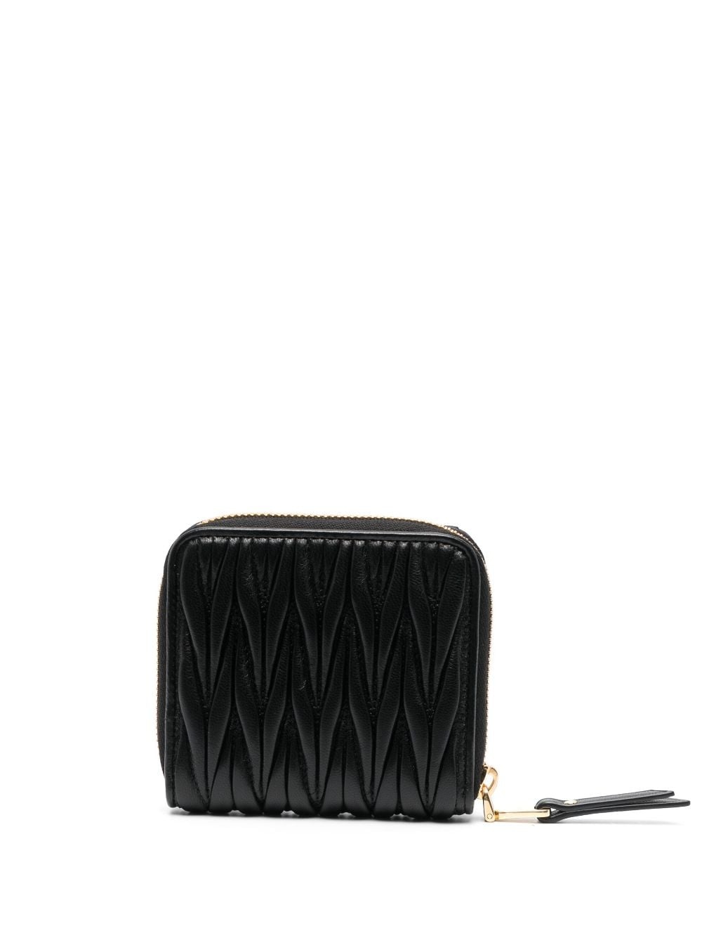 matelassÃ© zip-around leather purse - 2